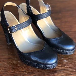 Stuart Weitzman Mary Jane Sling back Pumps